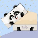 Конверт для денег формовой «Весёлая панда», 17,5 х 9 см 3098817 3098817    