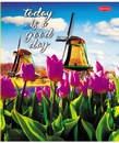 Тетрадь 48л. кл., обл. мелов., Тюльпаны. Хороший день., Маяк. (80) Т5048 К2
