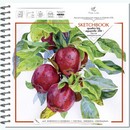 Блокнот для зарисовок Sketchbook на гребне, 190х190, 200 г/м2, акварельная, 30л., Полином 3086