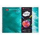 Блокнот для зарисовок "Sketchbook" на гребне, А5, 80 г/м2, чёрная, 22л., "Я-Художник!", обечайка, ЗКХ 2201301842