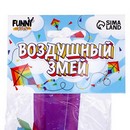 Воздушный змей Цветной в полоску с леской + 941812     