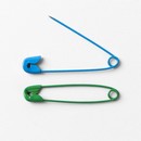 Булавка английская металл 3*0,5*0,1см (наб 10шт цена за наб) МИКС подложка АУ   5208926 5208926    