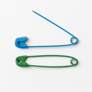 Булавка английская металл 3*0,5*0,1см (наб 10шт цена за наб) МИКС подложка АУ   5208926 5208926    