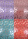 Набор цветного поделочного картона с тиснением, фА4, 4л., "Цветочный паттерн", Апплика С4284-11