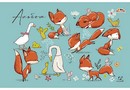 Альбом для рисования 12л. Веселые лисята обл. мелов., Апплика С0223-59