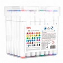Набор маркеров для скетчинга Deli Color Emotion 48цв., двойной пиш. наконечник 1мм, пластиковая коробка E70801-48/A