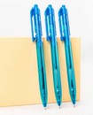 Ручка шар. авт. "X-tream" синяя  0.7мм прозрачный/синий, Deli EQ20-BL