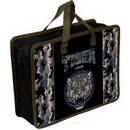 Папка для тетрадей, ИЗО и технологии фА4, 33,5x26x10 см, deVENTE. Tiger с текстильным расширением 10 см, на молнии сверху, пластик 400 мкм, текстильные ручки, в пластиковом пакете 8054262