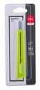 Нож канцелярский (9мм) Deli в блистере, зеленый E2038GREEN
