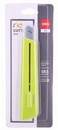 Нож канцелярский (18мм) Deli Rio в блистере, зеленый E2040GREEN