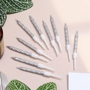 Свечи в торт "Спираль", 10 шт, средние, 7 см, металлик 2919667 2919667    