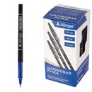 Ручка шар., Alingar, синяя, 0,7 мм, игольчатый наконечник, грип, круглый цветной пластиковый корпус, картонная упаковка AL8646