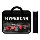 Папка детская фА4 пластиковая, с ручками 330/260/75 HYPERCAR, Пчелка (10/30) ПМ-А4-25