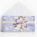 Конверт для денег "Зимний подарок" глиттер, 16,5 х 8 см   2609651 2609651