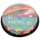 Диски DVD+R VS 8,5 Gb 8x, штучно ., Cake Box, двухслойный, VSDVDPRDLCB1002 511547