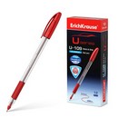 Ручка шариковая ErichKrause U-109 Classic Stick&Grip, Ultra Glide Technology красная, 1.0мм (12/144) 53744