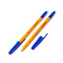 Ручка шар., Alingar 51, синяя, 1 мм, синяя, шестигранный, оранжевый, пластиковый корпус, картонная упаковка AL51