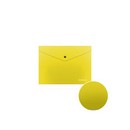 Папка-конверт пластиковая 0.18мм, на кнопке фС6, непрозрачная, ассорти, Glossy Neon ErichKrause 50303