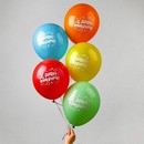 Шар латексный «С днем рождения», 5 шт., цвета: , 12" 2422531 2422531    