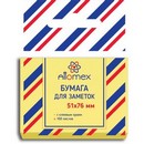 Бумага д/заметок с кл. слоем "Attomex" 51*76 мм, 100 листов, офсет 60 г/м2, желтая 2010001