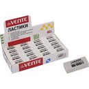 Ластик deVENTE "Box" синтетический каучук, прямоугольный белый, 31x13x9 мм, dust-free, в картонном дисплее 4070906