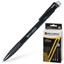 Карандаш механический 0,5 мм, BRAUBERG Comfort, ластик, резиновый грип, корпус черный, 180284 180284
