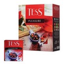 Чай TESS (Тесс) "Pleasure", черный с шиповником и яблоком, 100 пакетиков по 1,5 г, 0919-09 621034