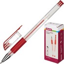 Ручка гелевая Attache Economy красная, 0,3-0,5мм, манжетка 901704