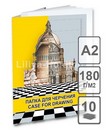 Папка для черчения фА2 10л., 180 г/м2, Гознак ПЧ2Рн 