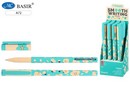 Ручка шар. VINSON Flower 2 синяя чернила на масляной основе, 0.7 мм., матовый под soft, яркий корпус с рисунком A72