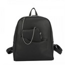 Рюкзак женский Grizzly 32х28х10, цвет чёрный, экокожа ORS-0101