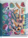 Дневник 1-11кл., "STYLISH STICKERS" 48 л.,  кожзам с полноцв. печатью, с набором 4 цв. стикер,  Проф-Пресс  Д48-9899