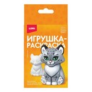 Набор для детского творчества: игрушка-раскраска 3D Art "Снежный барс", LORI Ир-035