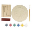 Набор для детского творчества: декоративная тарелка под роспись 3D Art. "Бабочка", LORI Ирт-002