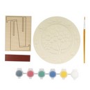 Набор для детского творчества: декоративная тарелка под роспись 3D Art. "Цветы", LORI Ирт-004