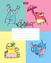 Тетрадь 24л. кл., обл. мелов., Little Elephant, Хатбер, (10/180) 24Т5В1