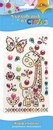 Декоративные украшения из страз "Жираф и бабочка", Апплика  С3295-13