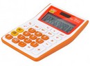Калькулятор Deli 12-разр. настольный оранжевый E1122/OR
