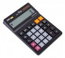 Калькулятор Deli 12-разр. настольный черный EM01420
