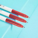 Ручка шар. "Arrow" красный  0.7мм корпус белый/красный EQ23-RD