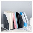 Лоток вертикальный Deli 3отд. складной A5 200х150х180мм 2 разделителя серый пластик  79003GRAY