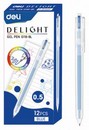 Ручка гел. Deli Delight 0.5мм, синяя (12/144) EG118-BL