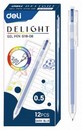 Ручка гел. Deli Delight 0.5мм, т синий (12/144) EG118-DB