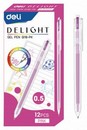 Ручка гел. Deli Delight 0.5мм, розовый (12/144) EG118-PK