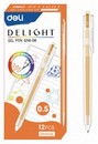 Ручка гел. Deli Delight 0.5мм, оранжевый (12/144) EG118-OR