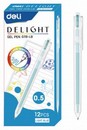Ручка гелевая Deli Delight 0.5мм, св.синий (12/144) EG118-LB