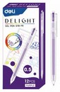 Ручка гел. Deli Delight 0.5мм, фиолетовый (12/144) EG118-PR