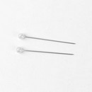 Булавки для закалывания "Ромашка" d8см 40игл 3,8см (фас 12шт цена за шт) белый 3763369 3763369    