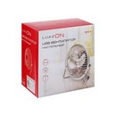 Вентилятор LuazON LOF-06, настольный, 2.5 Вт, 12 см, пластик, белый 3937503 