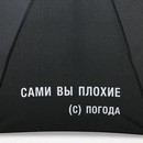 Зонт механический "Сами вы плохие", цвет черный, 8 спиц   7560547 